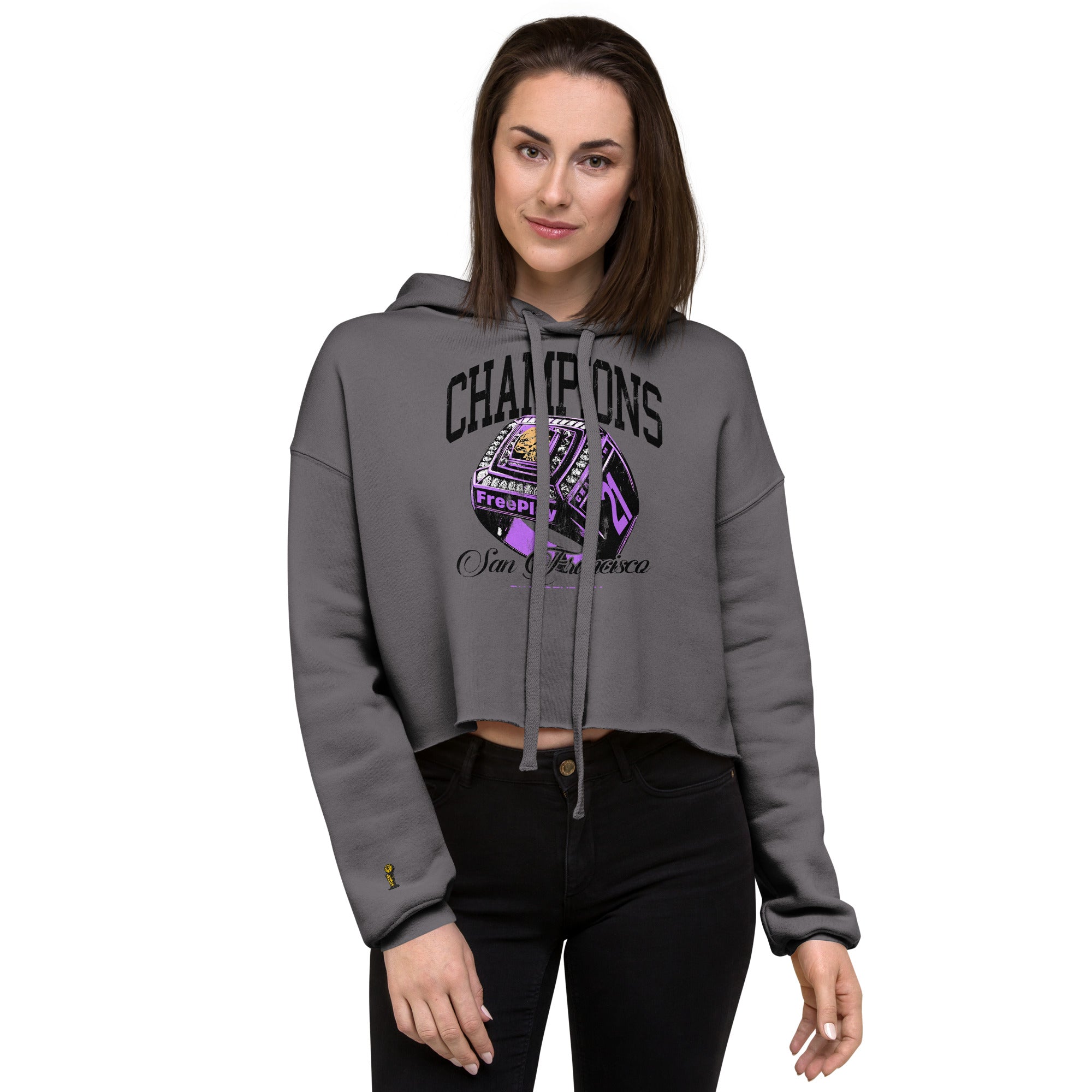 Free Play Champions Womens Crop Hoodie